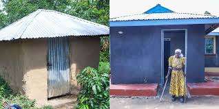 Why PS Raymond Omollo built widow a house?