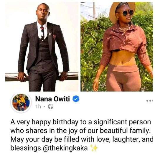 As Kenyan rapper King Kaka markeof his marriage with Nana Owiti