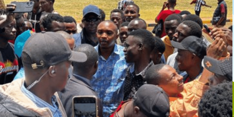 Activist Morara Kebaso Attacked During Public Participation at Bomas, Sparks Chaos