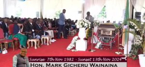 Mourners refuse to allow messages from President Ruto and Deputy President to be read at burial.