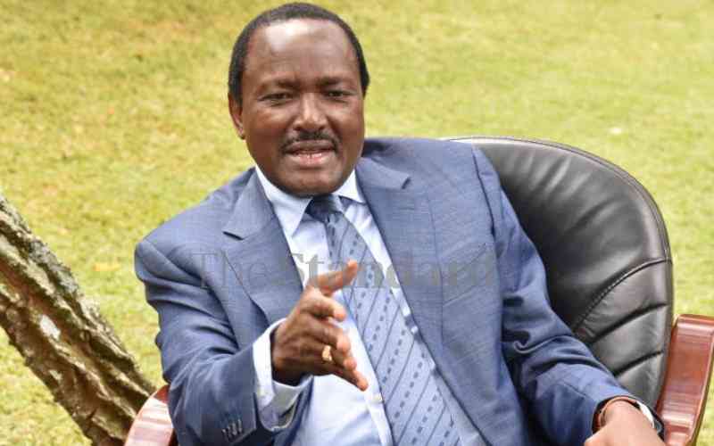 Kalonzo Vows to Lead Street Protests Against Proposed Tax Reforms