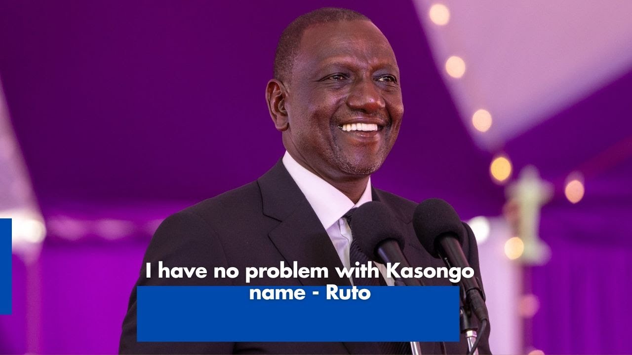 President Ruto reacts to viral 'Kasongo' nickname